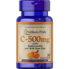 Puritan's Pride Vitamin C-500 Mg With Bioflavonoids And Rose Hips 30 Tablet