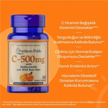 Puritan's Pride Vitamin C-500 Mg With Bioflavonoids And Rose Hips 30 Tablet