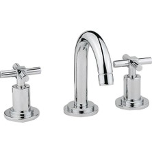Store Juno A40861 Lavabo Bataryası, 3 Delikli Lavabolar Için, Krom