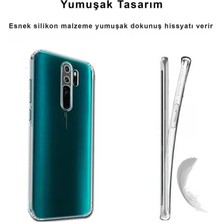 CepStok Xiaomi Redmi Note 8 Pro Kılıf Şeffaf Kamera Korumalı 1.5mm Yumuşak Silikon