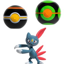 Pokemon Clip 'n' Go Pokeball Kemer ve Figür Seti PKW2719