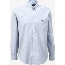 Brooks Brothers Regular Fit Klasik Yaka Lacivert Erkek Gömlek BBSP23MSH085