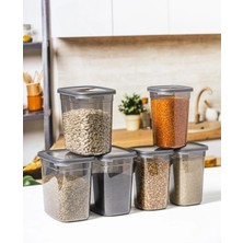 Open Home Jumbo Organizer Etiketli Erzak Saklama Kabı 2 Lt 12'lı Set