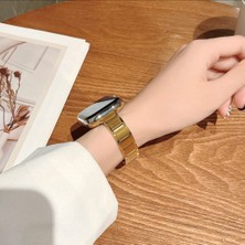 Cool Cold Apple Watch Seri 9 8 7 Se 6 5 4 3 2 38MM/40MM/41MM iwatch 10/42MM Uyumlu Ince Metal Paslanmaz Çelik Zarif Kordon