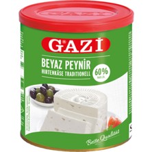 Gazi Beyaz Peynir %60 Yağlı Net 500 gr Brüt 750 gr