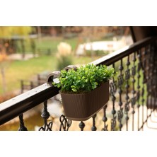 Ddtrend DDS-401 Dekoratif Saksıda Yapay Çiçek Aranjman Balkon Saksısı Balkon Çiçeği