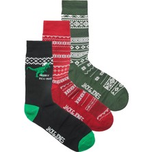 Jack & Jones Rexmas Socks Giftbox Erkek Renkli Çorap 12222810-28
