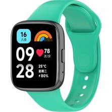 Kordonstore.com Xiaomi Redmi Watch 3 Active Için Klasik Kordon Turkuaz