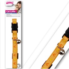 Pawise Kalp Desenli Sarı Kedi Boyun Tasması 30 cm 106008