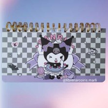 Syn İletişim Kawai Kore Japon Kırtasiye Sanrio Kuromi Haftalık Günlük Hatırlatıcı Planlayıcı Not Defter Weekly Planner 50 Sayfa 24*14 cm Ölçüler (Yurt Dışından Getirildi)