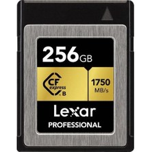 Lexar Pro Cfexpress 256GB Type B Gold Hafıza Kartı