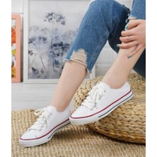 By İmis Shoes Unısex Kısa Keten Sneaker