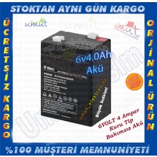 Gold Silver  GS2630 Fenere Uyumlu Akü 6V4AH - GS2630 Uyumlu Akü 6 Volt 4 Amper Kuru Tip Bakımsız Akü - GS-2630 Aküsü GS-2630 Akü 6V4AH Akü