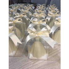 Opulent Accessories Prenses Gelin Kutulu Hediyelik Mum 20 Adet Düğün,nişan,söz,nikah,kına Hediyesi,doğumgünü,bebekmevlüd