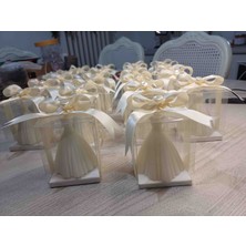 Opulent Accessories Prenses Gelin Kutulu Hediyelik Mum 20 Adet Düğün,nişan,söz,nikah,kına Hediyesi,doğumgünü,bebekmevlüd