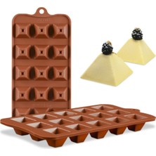 Depposite Silikon Çikolata Kalıbı Piramit 2,5 cm