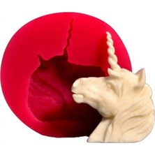 Depposite Silikon Unicorn Kafası Kalıbı 5x4 cm