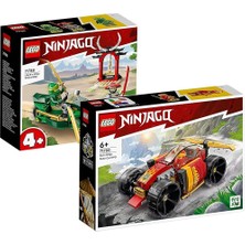 LEGO Ninjago Seti: Kai'nin Ninja Yarış Arabası Evo 2'si 1 Arada Yarış Arabası (71780) +Lloyd'un Ninja Motosikleti (71788)