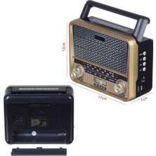 Nikadu Radyo Nostalji Şarjlı Pilli Bt/usb/sd/aux/fm Cameron CM-1967BT