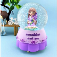 Hediye Sandalı Lavanta Kokulu Sevgilim Kar Küresi (Büyük)