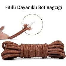 Shoes Comfort 200 cm Siyah Yuvarlak Bot Bağcığı, Fitilli Dayanıklı Sağlam Bağcık, Ayakkabı Bağcığı 1 Çift
