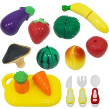 Birlik Toys URT007-KUTU-2A/B Kesilebilen Sebze - Meyve Seti 22 Parça