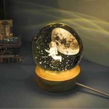 Mymun Işık Değiştiren Astronot Dünya Cam Küre