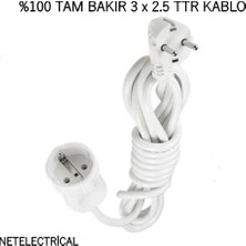 Viko Tekli Topraklı Seyyar Uzatma Kablosu 30 Metre 3 x 2,5 TTR
