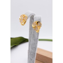 Latif Kuyumcu 22 Ayar Altın Küpe J Klips Kadın Küpe LKKP1233