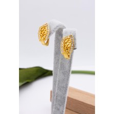 Latif Kuyumcu 22 Ayar Altın Küpe J Klips Kadın Küpe LKKP1234