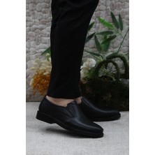 Mehmet Mete 32780 Siyah Yumuşak Esnek Deri Erkek Ayakkabı