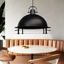Homing Sven Siyah Metal Kafesli Sarkıt Kafe Restoran Antre Mutfak