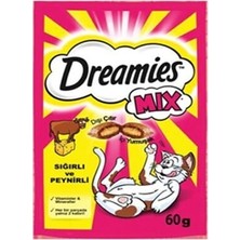 Dreamies Biftek ve Peynirli Mix Kedi Ödülü 60 gr