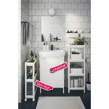 Tugomer 2'li Raf Seti - Çok Amaçlı Düzenleyici 3 Katlı Slim Raf 4 Katlı Banyo Mutfak Düzenleyici Raf