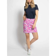 Alberto Lissy Jersey Summer Print Skort - Kadın Renkli Baskılı Şortlu Etek