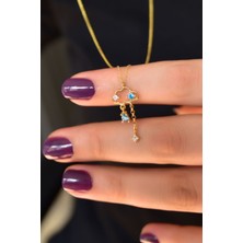 Sinsirella 925 Ayar Gümüş Kaplama Yağmur Bulutu Kolye