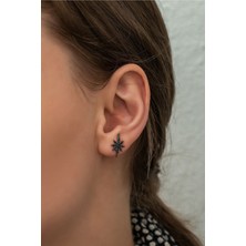 Sinsirella 925 Ayar Gümüş Kutup Yıldızı Küpe