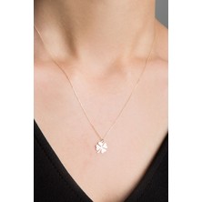 Sinsirella 925 Ayar Gümüş Yonca Kolye