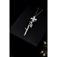 Sinsirella 925 Ayar Gümüş Kaplama Meryem Yazılı Rüzgar Gülü Kadın Kolye