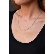 Sinsirella 925 Ayar Gümüş Kaplama Zincir Kolye