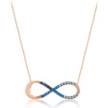 Sinsirella Nano Taşlı Sonsuzluk, Kaplama Atatürk Kolye.