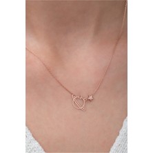 Sinsirella 925 Ayar Gümüş Kaplama Gezegen Kolye