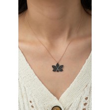 Sinsirella 925 Ayar Lotus Çiçeği Gümüş Kolye