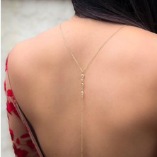 Sinsirella 925 Ayar Zirkon Taşlı Gümüş Uzun Kolye