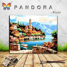 Pandora Hobi N1188 - Numaralı Boyama Seti - 40X50CM Kasnağa Gerili Ürün - Manzara