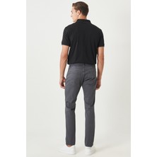 ALTINYILDIZ CLASSICS Erkek Antrasit 360 Derece Her Yöne Esneyen Rahat Slim Fit Dar Kesim Pantolon