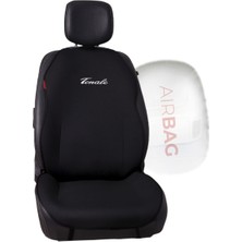 Otomind Alfa Romeo Tonale Nakışlı Jakar Dokuma Kumaş Otomind Oto Minderi 2'li Set'