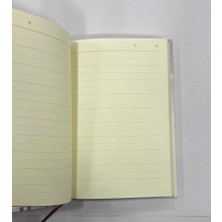 Tüftürük Kaliteli Çizgili Whıte House A5 Boyutunda Defter