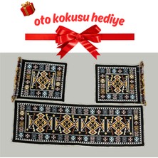 Obam  Oto Koltuk Kılıfı (Çift Taraflı )Yıkanabilir Araba Takımı Kilim Siyah Renk FİAT,WW,OPEL,HYUNDAİ,BMW,MERCEDES,HER ARACA UYGUN