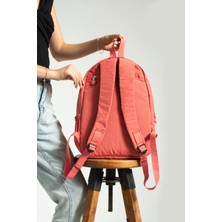 Çanta Trend Krem Unisex Ayarlanabilir 9 Gözlü Laptop Bölmeli Çantası